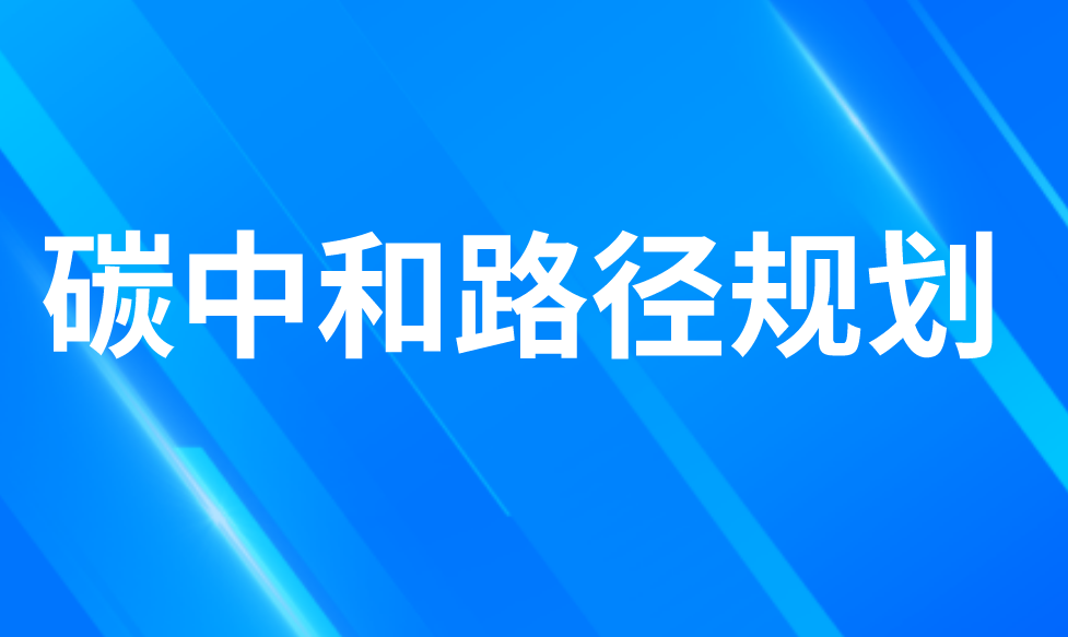 碳中和路徑規劃
